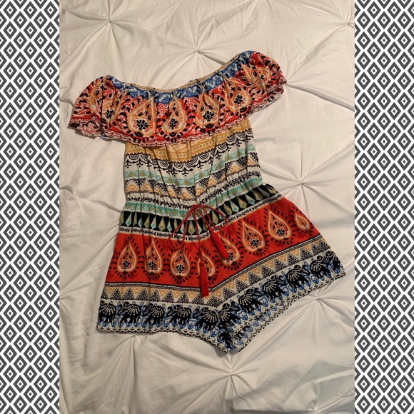 Flying Tomato Pants - Festive romper